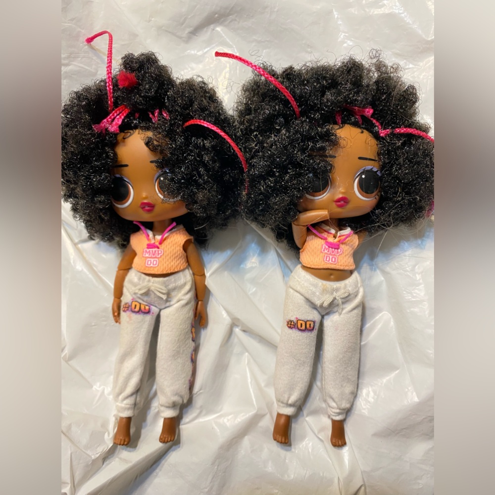 LOL Surprise tween Hoops Cuties dolls.  Two included.
